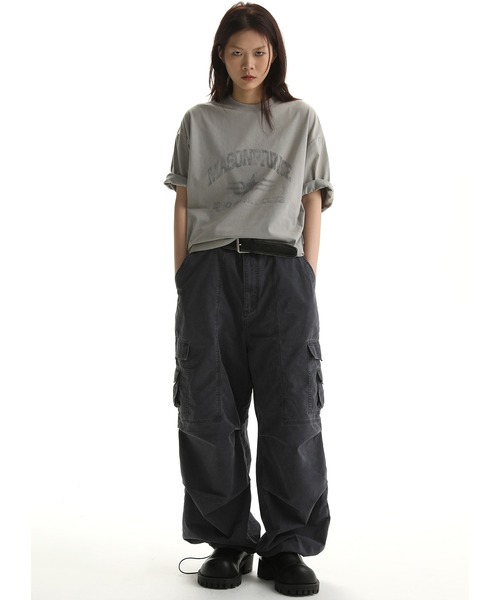 MASONPRINCE(メイソンプリンス)の「オーバーサイズ ヴィンテージ風ロゴプリント Tシャツ DT4107【MASONPRINCE】(Tシャツ/カットソー・メンズ・オレンジ/ホワイト/ブラック/グレー・L/M/S)」の6枚目の写真