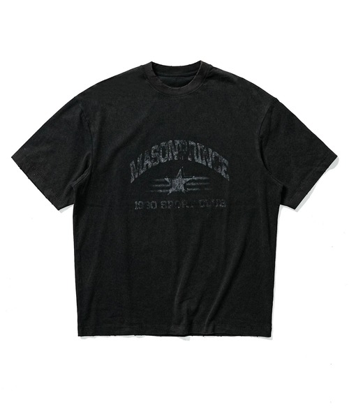 オーバーサイズ ヴィンテージ風ロゴプリント Tシャツ DT4107