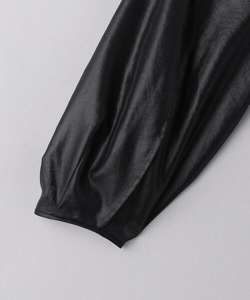 UNITED ARROWS(ユナイテッドアローズ)の「TA/P ノーカラー シアー ブラウス(シャツ/ブラウス・レディース・ブラック/オフホワイト・FREE)」の15枚目の写真