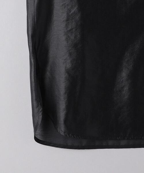 UNITED ARROWS(ユナイテッドアローズ)の「TA/P ノーカラー シアー ブラウス(シャツ/ブラウス・レディース・ブラック/オフホワイト・FREE)」の16枚目の写真