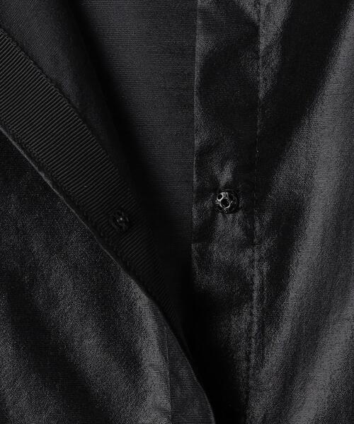 UNITED ARROWS(ユナイテッドアローズ)の「TA/P ノーカラー シアー ブラウス(シャツ/ブラウス・レディース・ブラック/オフホワイト・FREE)」の17枚目の写真