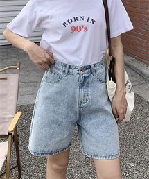 レディース デニムショートパンツ