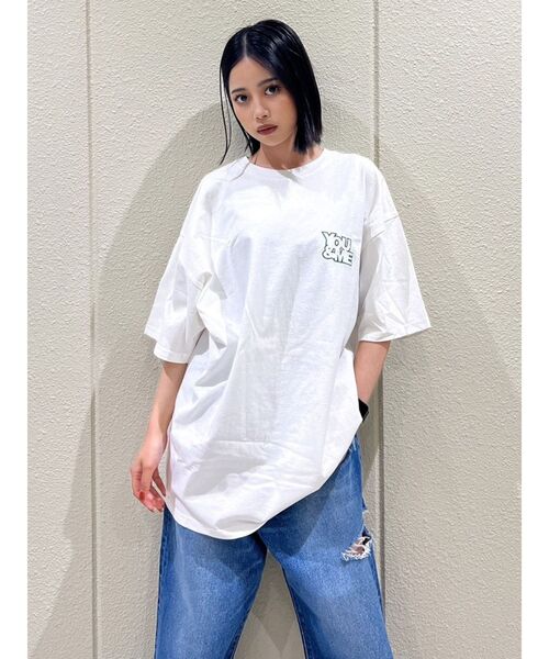 Momota様❤️６点⭐️A1180⭐️ GYDA ♥ プリント ゆったり トレーナー YOURT BRUSHED LINING BIG パーカー[品番：MKSW0054296]｜GYDA