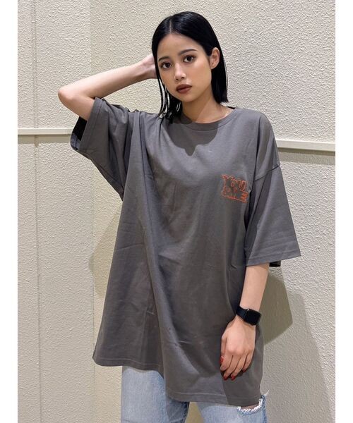 Momota様❤️６点⭐️A1180⭐️ GYDA ♥ プリント ゆったり トレーナー YOURT BRUSHED LINING BIG パーカー[品番：MKSW0054296]｜GYDA