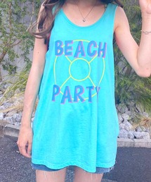 ロゴプリントタンクトップ