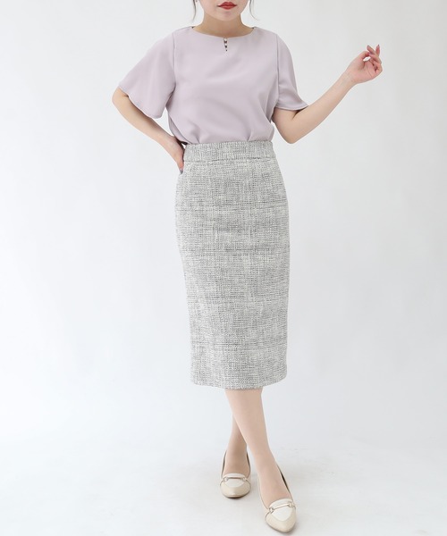 TRUDEA(トルディア)の「ランダムパール使いブラウス(シャツ/ブラウス・レディース・ベージュ/ホワイト/ラベンダー・MEDIUM/LARGE/SMALL)」の16枚目の写真