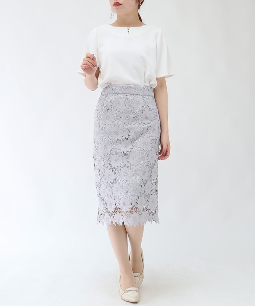 TRUDEA(トルディア)の「ランダムパール使いブラウス(シャツ/ブラウス・レディース・ベージュ/ホワイト/ラベンダー・MEDIUM/LARGE/SMALL)」の7枚目の写真