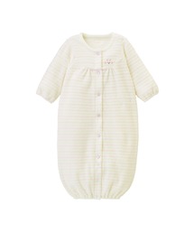 【新品未使用タグ付き】MIKI HOUSE ミキハウス ボーダーカバーオール MIKI HOUSE｜ミキハウスのロンパース（ボーダー柄）通販 - ZOZOTOWN