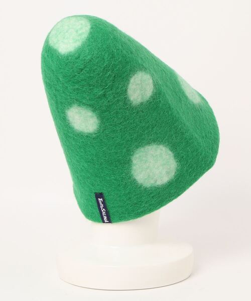 チャイハネ(チャイハネ)の「【チャイハネ】サウナドットフェルトハット(ハット・レディース・グレー/レッド/グリーン・FREE)」の4枚目の写真