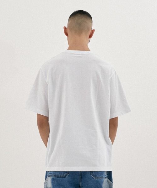 AECA(エイカ)の「AECA BIG LOGO TEE(Tシャツ/カットソー・メンズ・グリーン/マスタード/ラベンダー/オレンジ/ネイビー/ブラック・MEDIUM/LARGE)」の15枚目の写真