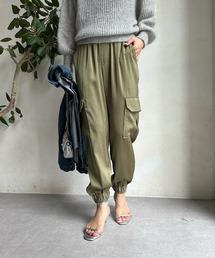 【WEB限定】 サテンカーゴパンツ