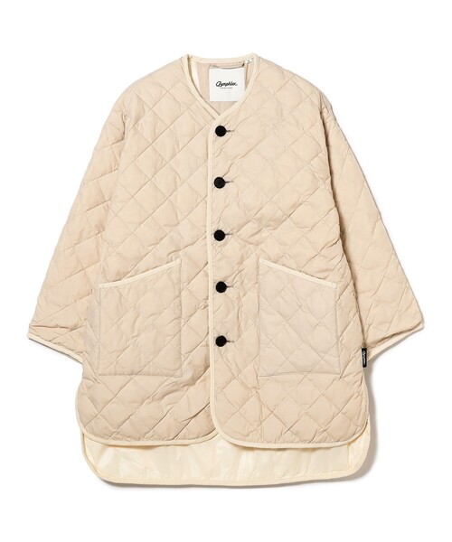 Ray BEAMS（レイビームス）の「GYMPHLEX / キルト ダウン コート（ダウンジャケット/コート・レディース・ブラック/ナチュラル・12/14）」の21枚目の写真