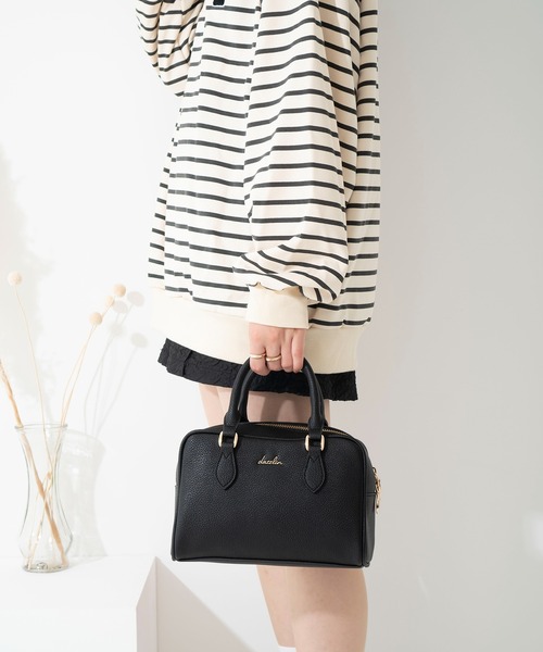 dazzlin（ダズリン）の「【dazzlin/ダズリン】シュリンク 2wayスクエアボストン（ボストンバッグ・レディース・ベージュ/グレイッシュブルー/ブラック/アイボリー/ローズ・FREE）」の20枚目の写真