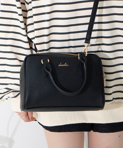 dazzlin（ダズリン）の「【dazzlin/ダズリン】シュリンク 2wayスクエアボストン（ボストンバッグ・レディース・ベージュ/グレイッシュブルー/ブラック/アイボリー/ローズ・FREE）」の21枚目の写真