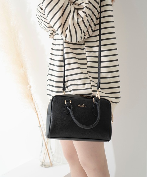 dazzlin（ダズリン）の「【dazzlin/ダズリン】シュリンク 2wayスクエアボストン（ボストンバッグ・レディース・ベージュ/グレイッシュブルー/ブラック/アイボリー/ローズ・FREE）」の22枚目の写真