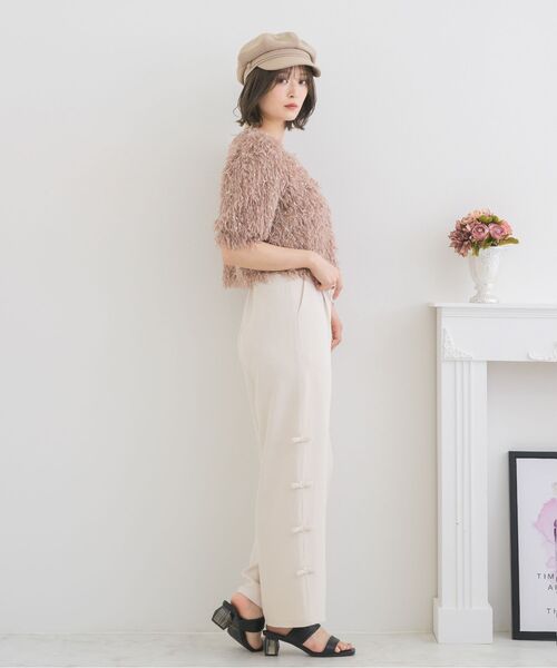 ems excite（エムズエキサイト）の「サイドリボンパンツ（その他パンツ・レディース・ブラック/ピンク/ナチュラル・FREE）」の19枚目の写真