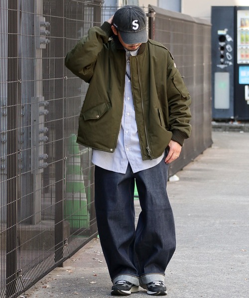 Java(ジャバ)の「【JAVA】大人のミリタリー MA-1アウター(MA-1・メンズ・ブラック/カーキ・MEDIUM/X-LARGE/SMALL/LARGE)」の8枚目の写真