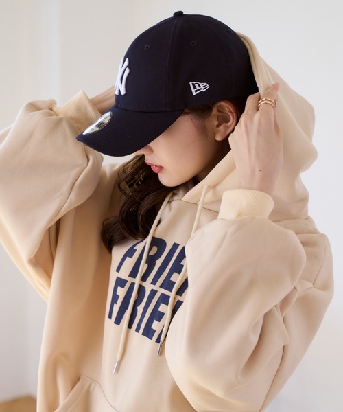 Miniministore（ミニミニストア）の「FRIENロゴオーバーサイズ パーカー（パーカー・レディース・ネイビー/グレー/ベージュ/イエロー/ピンク・FREE）」の16枚目の写真