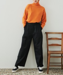 2タックワイドストレートチノパンツ