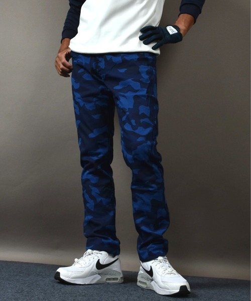 カツラギ ストレッチ 迷彩 スリム ゴルフウェア パンツ（その他パンツ）｜COMON GOLF（コモンゴルフ）その他パンツ