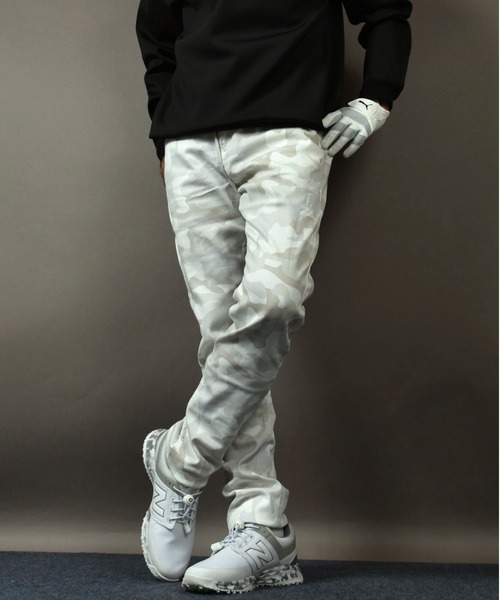 カツラギ ストレッチ 迷彩 スリム ゴルフウェア パンツ（その他パンツ）｜COMON GOLF（コモンゴルフ）