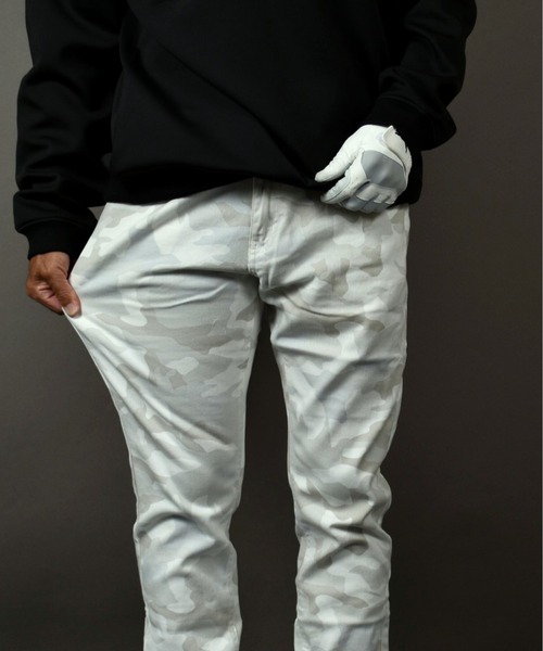 カツラギ ストレッチ 迷彩 スリム ゴルフウェア パンツ（その他パンツ）｜COMON GOLF（コモンゴルフ）