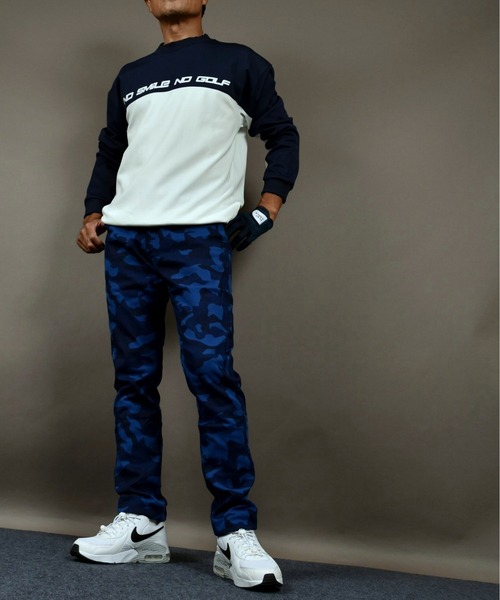 カツラギ ストレッチ 迷彩 スリム ゴルフウェア パンツ（その他パンツ）｜COMON GOLF（コモンゴルフ）