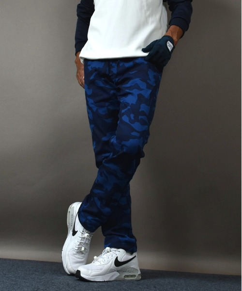 カツラギ ストレッチ 迷彩 スリム ゴルフウェア パンツ（その他パンツ）｜COMON GOLF（コモンゴルフ）