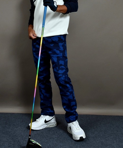 カツラギ ストレッチ 迷彩 スリム ゴルフウェア パンツ（その他パンツ）｜COMON GOLF（コモンゴルフ）