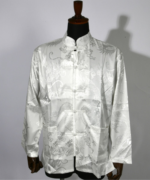 FVLMEN(フルメン)の「【FVLMEN】shadow dragon print China shirt/シャドー ドラゴンプリント チャイナシャツ(シャツ/ブラウス・メンズ・ブラック/ホワイト・LARGE/X-LARGE/MEDIUM)」の21枚目の写真