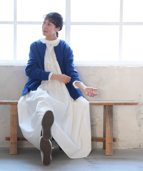 soulberry(ソウルベリー)の「every dayな、カーディガン(カーディガン/ボレロ・レディース・グレイッシュベージュ/ブラック/チャコールグレー/ブルー・LL/4L/L/3L/M)」の7枚目の写真