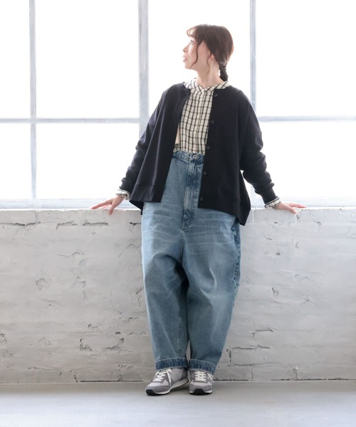 soulberry(ソウルベリー)の「every dayな、カーディガン(カーディガン/ボレロ・レディース・グレイッシュベージュ/ブラック/チャコールグレー/ブルー・LL/4L/L/3L/M)」の8枚目の写真
