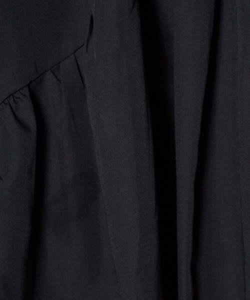 AO2（アオズ）の「Switching gathered skirt / 切替ギャザーロングスカート フレア（スカート・レディース・チャコールグレー/カーキ/ブラック/ブラウン・FREE）」の12枚目の写真