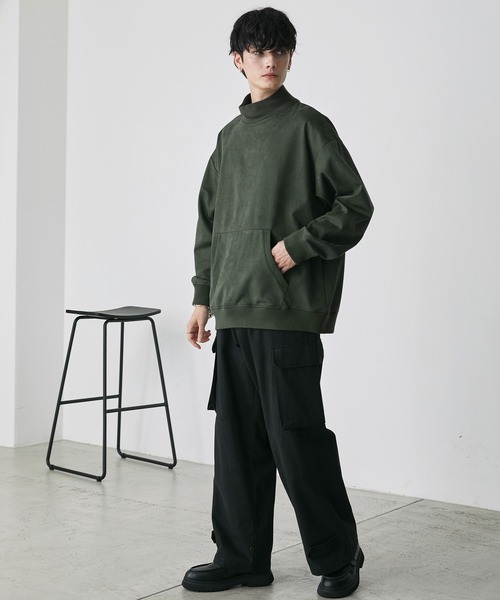 山田　衣類7点 バイオフェード加工裏毛ビッグシルエットプルオーバースウェット