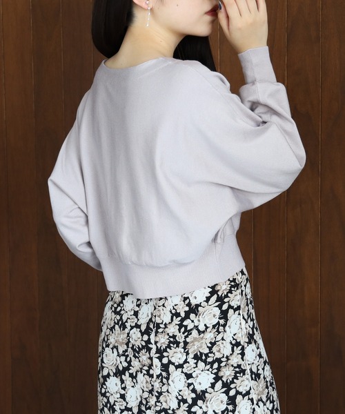 ASTORIA ODIER（アストリアオディール）の「アソートボタンドルマンカーディガン（カーディガン/ボレロ・レディース・ピンクベージュ/ブラック/ラベンダー/アイボリー・SMALL/MEDIUM）」の21枚目の写真