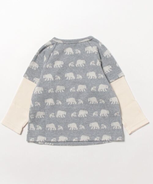 sense of wonder(センスオブワンダー)の「オーガニックジャカードプルオーバー(スウェット・キッズ・ネイビー/ブルー・100cm/80cm/110cm/90cm)」の3枚目の写真