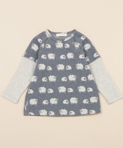 sense of wonder(センスオブワンダー)の「オーガニックジャカードプルオーバー(スウェット・キッズ・ネイビー/ブルー・100cm/80cm/110cm/90cm)」の5枚目の写真