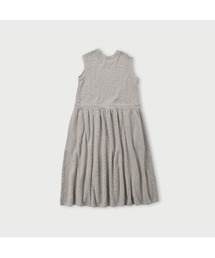 美品 45R カノコニットソーのドレス（インディゴ） 日本製 45R（フォーティファイブアール）の「カノコスムースニットソー