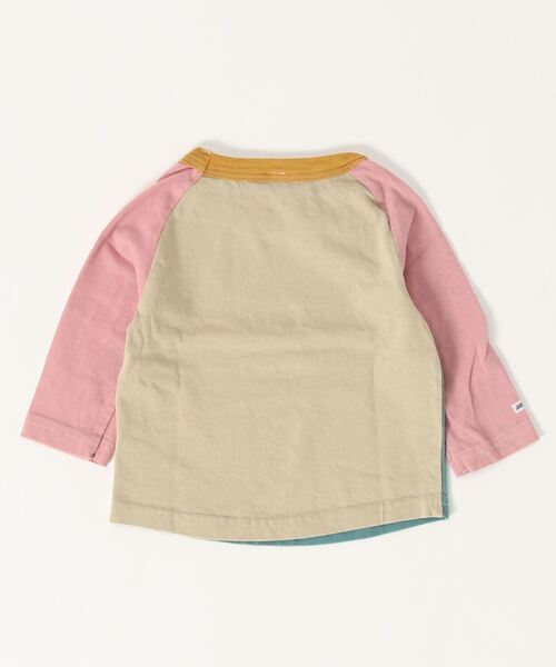 JIPPON（ジポン）の「ムジラグランクレイジーロンT/日本製（80～140cm）（Tシャツ/カットソー・キッズ・オフホワイト/チャコール/ダークブルー・80/90/95/100/110/120/130/140）」の13枚目の写真