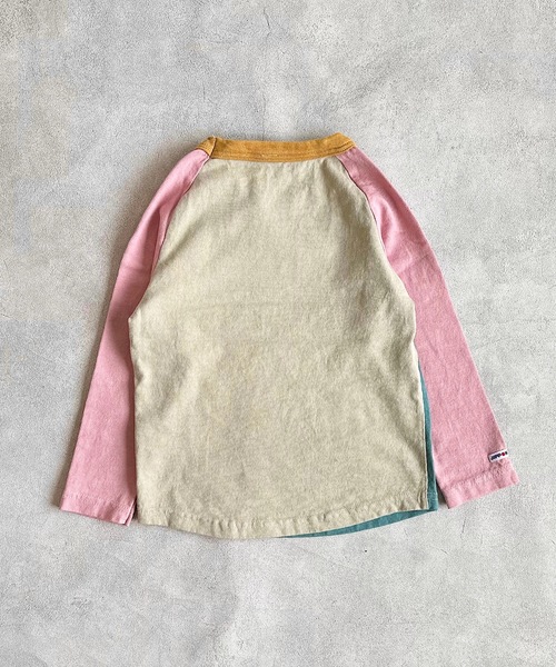 JIPPON（ジポン）の「ムジラグランクレイジーロンT/日本製（80～140cm）（Tシャツ/カットソー・キッズ・オフホワイト/チャコール/ダークブルー・80/90/95/100/110/120/130/140）」の9枚目の写真