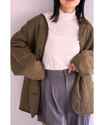 【ZOZO限定】波キルトノーカラージャケット