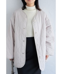 【ZOZO限定】波キルトノーカラージャケット