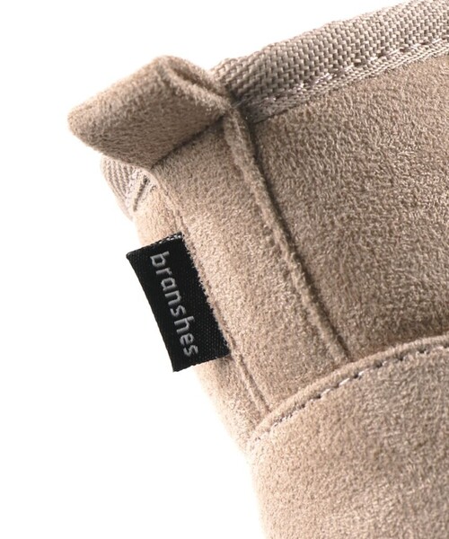 BRANSHES（ブランシェス）の「フェイクムートンブーツ（ブーツ・キッズ・ピンク/キャメル/グレー/ブラック/ベージュ・15.0cm/19.0cm/17.0cm/14.0cm/16.0cm/21.0cm/20.0cm/18.0cm）」の7枚目の写真