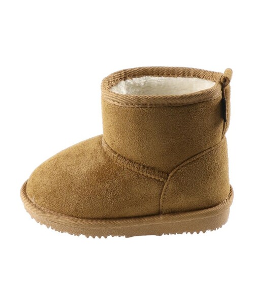 BRANSHES（ブランシェス）の「フェイクムートンブーツ（ブーツ・キッズ・ピンク/キャメル/グレー/ブラック/ベージュ・15.0cm/19.0cm/17.0cm/14.0cm/16.0cm/21.0cm/20.0cm/18.0cm）」の10枚目の写真