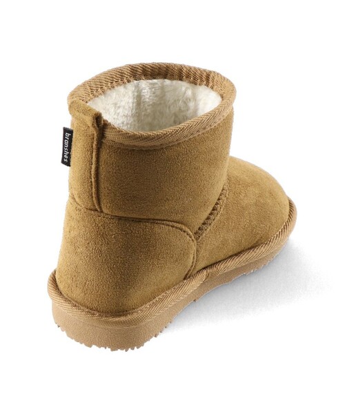 BRANSHES（ブランシェス）の「フェイクムートンブーツ（ブーツ・キッズ・ピンク/キャメル/グレー/ブラック/ベージュ・15.0cm/19.0cm/17.0cm/14.0cm/16.0cm/21.0cm/20.0cm/18.0cm）」の11枚目の写真