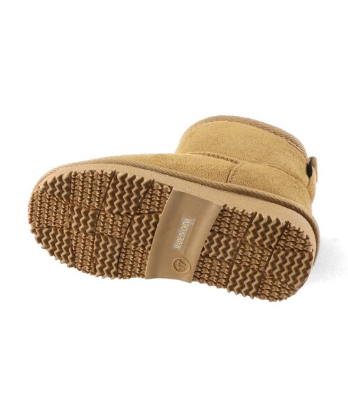 BRANSHES（ブランシェス）の「フェイクムートンブーツ（ブーツ・キッズ・ピンク/キャメル/グレー/ブラック/ベージュ・15.0cm/19.0cm/17.0cm/14.0cm/16.0cm/21.0cm/20.0cm/18.0cm）」の12枚目の写真