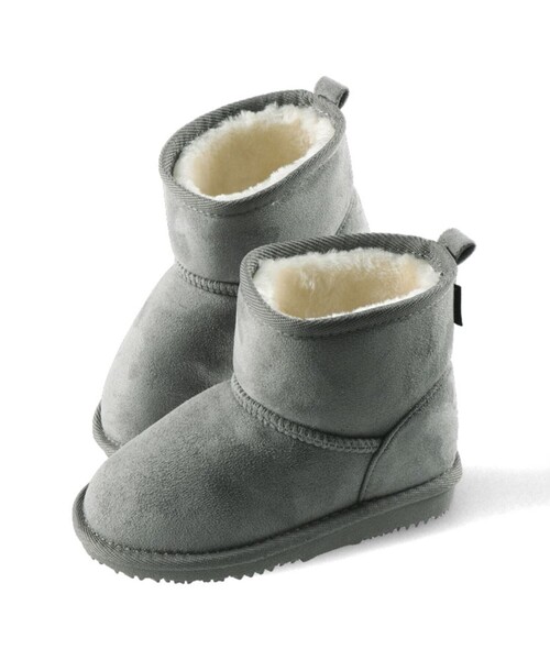 BRANSHES（ブランシェス）の「フェイクムートンブーツ（ブーツ・キッズ・ピンク/キャメル/グレー/ブラック/ベージュ・15.0cm/19.0cm/17.0cm/14.0cm/16.0cm/21.0cm/20.0cm/18.0cm）」の16枚目の写真