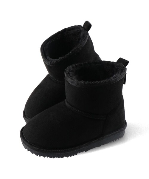 BRANSHES（ブランシェス）の「フェイクムートンブーツ（ブーツ・キッズ・ピンク/キャメル/グレー/ブラック/ベージュ・15.0cm/19.0cm/17.0cm/14.0cm/16.0cm/21.0cm/20.0cm/18.0cm）」の22枚目の写真