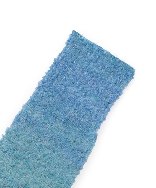 NERGY（ナージー）の「グラデーションニット レッグウォーマー（レッグウォーマー・レディース・ライトグレー/ブルー・FREE）」の3枚目の写真