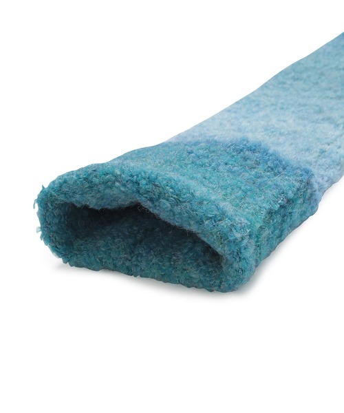 NERGY（ナージー）の「グラデーションニット レッグウォーマー（レッグウォーマー・レディース・ライトグレー/ブルー・FREE）」の6枚目の写真